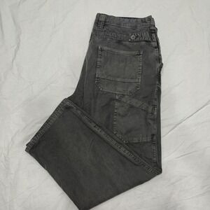 Carbon2Cobalt Men's Carpenter Pants Sz 38x30 Gray Cotton‎ Casual Outdoors Relax